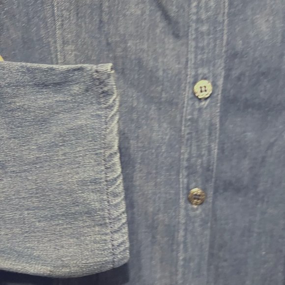 Nomadic Traders Fresco-Women's-Jean/Denim Embroidered Aztec Beads/Jems on Back - Picture 7 of 15